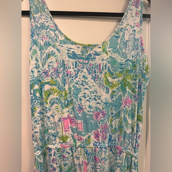Lilly Pulitzer Analee Skort Stretch Romper What a Lovely Place Size M - Picture 7 of 11